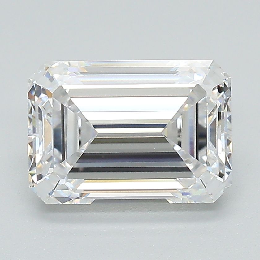 Lab Grown Diamond 2,58Ct D-VVS2 Emerald - GIA6492329713 1