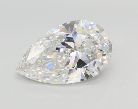 Lab Grown Diamond 3,71Ct E-VVS2 Pear - GIA6502576159 1