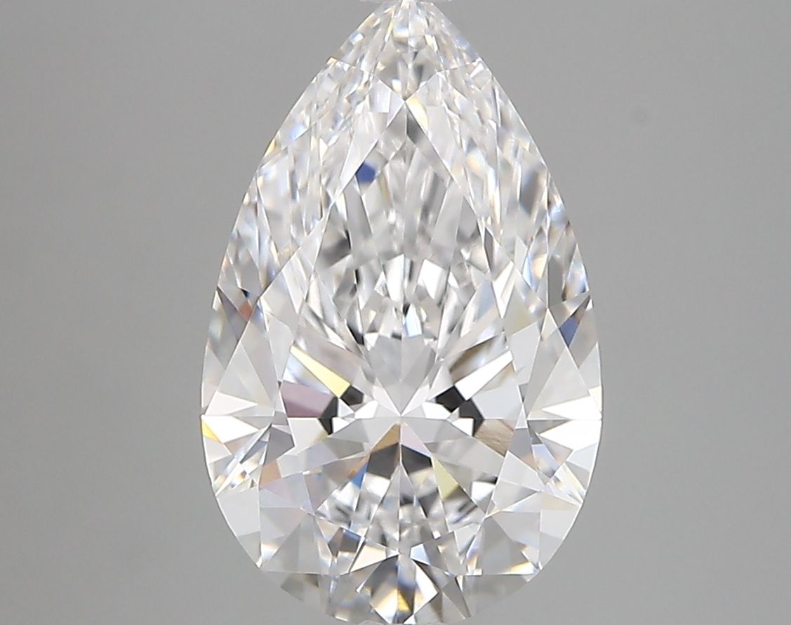 Lab Grown Diamond 3,13Ct D-IF Pear - IGILG792639071 1
