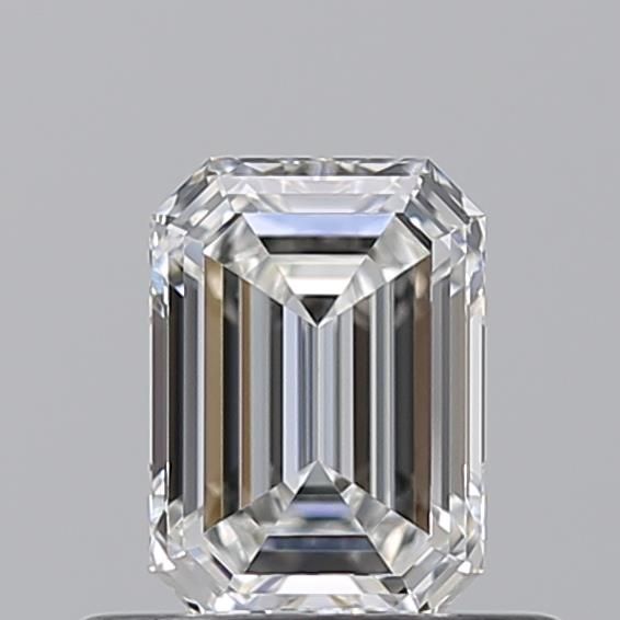Diamond Natural 0,51Ct F-IF Emerald - GIA7551886955 1