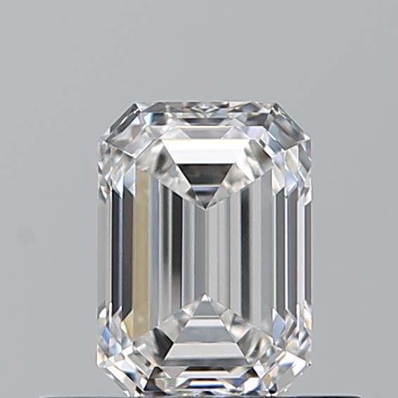 Diamond Natural 0,55Ct F-IF Emerald - GIA1553871021 1