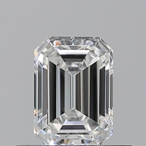 Diamond Natural 0,53Ct F-FL Emerald - GIA7552887274 1