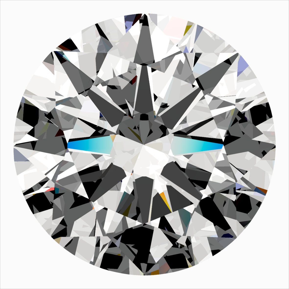 Diamond Natural 0,44Ct D-IF Round - GIA2557909648 1