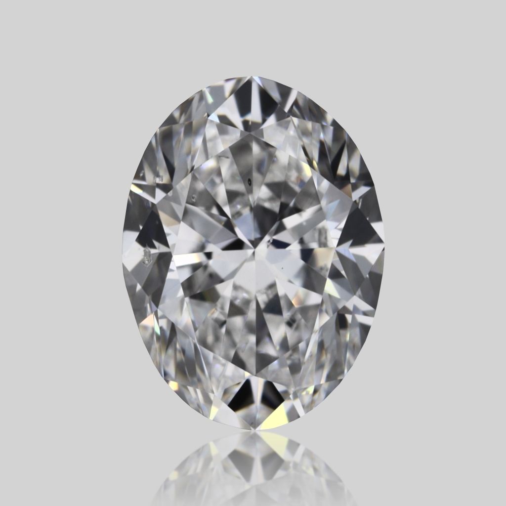 Diamond Natural 0,7Ct D-SI2 Oval - GIA7551943328 1