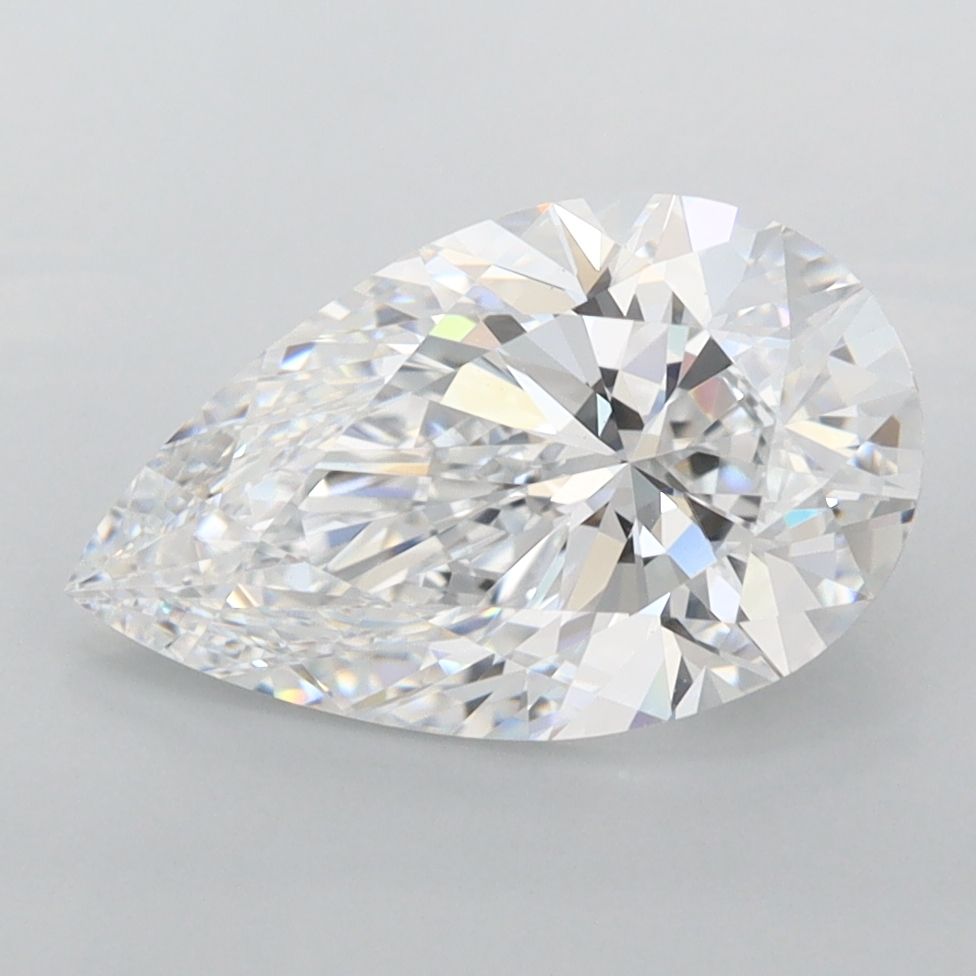 Lab Grown Diamond 2,43Ct D-FL Pear - IGILG816616085 1