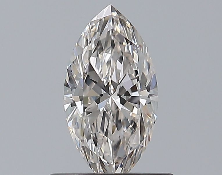 Diamond Natural 0,6Ct H-IF Marquise - GIA6552129013 1