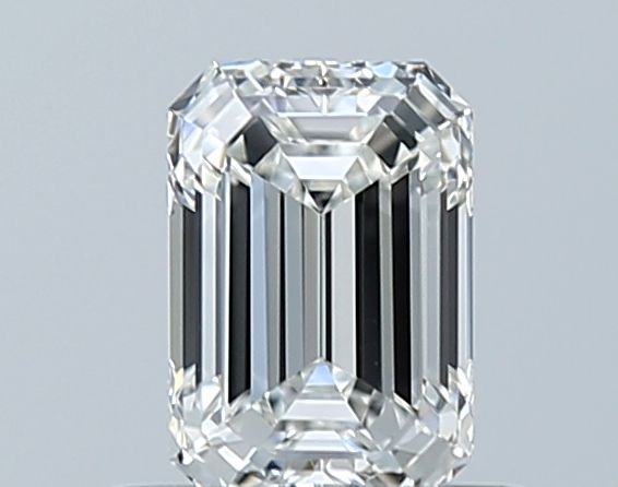 Diamond Natural 0,61Ct F-VVS1 Emerald - GIA6552832125 1