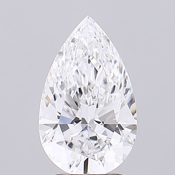 Lab Grown Diamond 2,95Ct D-FL Pear - IGILG823694843 1