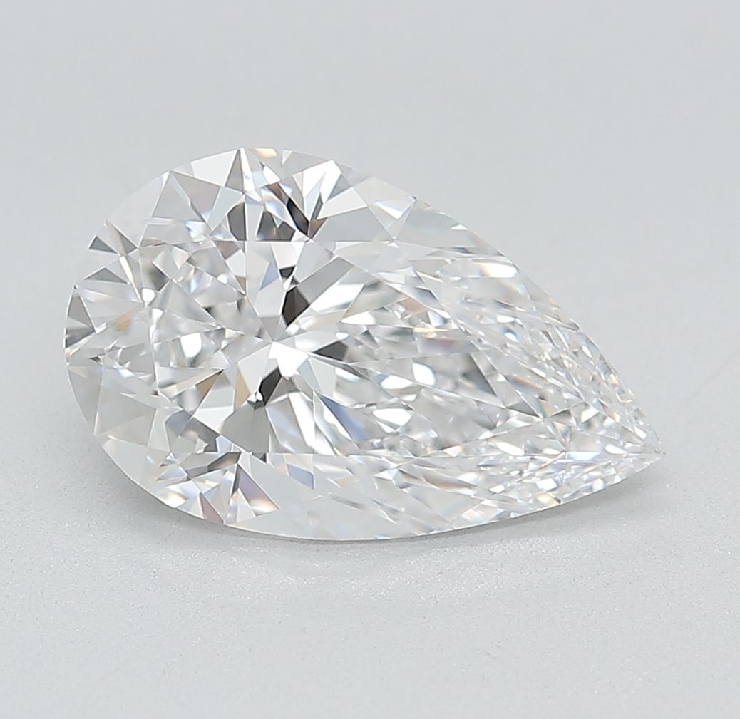 Lab Grown Diamond 2,82Ct D-FL Pear - IGILG776619208 1