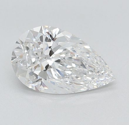 Lab Grown Diamond 2,82Ct D-FL Pear - IGILG776619208 1