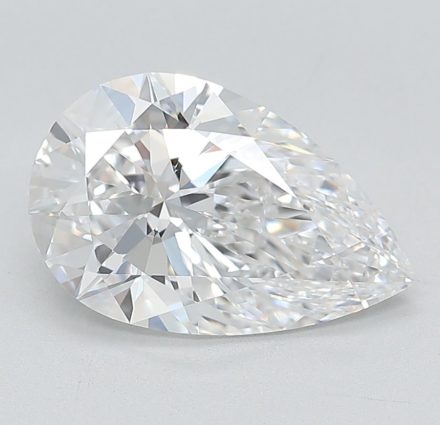 Lab Grown Diamond 2,85Ct D-FL Pear - IGILG769625388 1