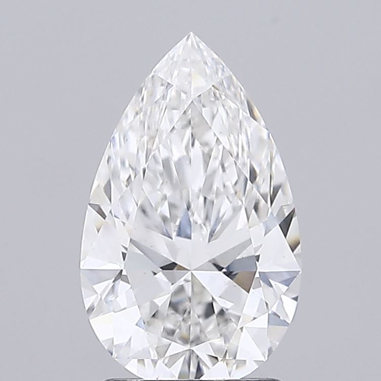 Lab Grown Diamond 2,2Ct E-VS1 Pear - IGILG829607530 1