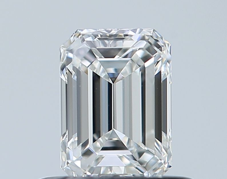 Diamond Natural 0,55Ct F-VVS1 Emerald - GIA7556985059 1