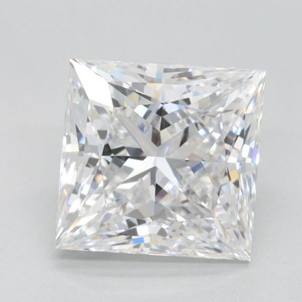 Lab Grown Diamond 3,14Ct D-IF Princess - IGILG795633148 1