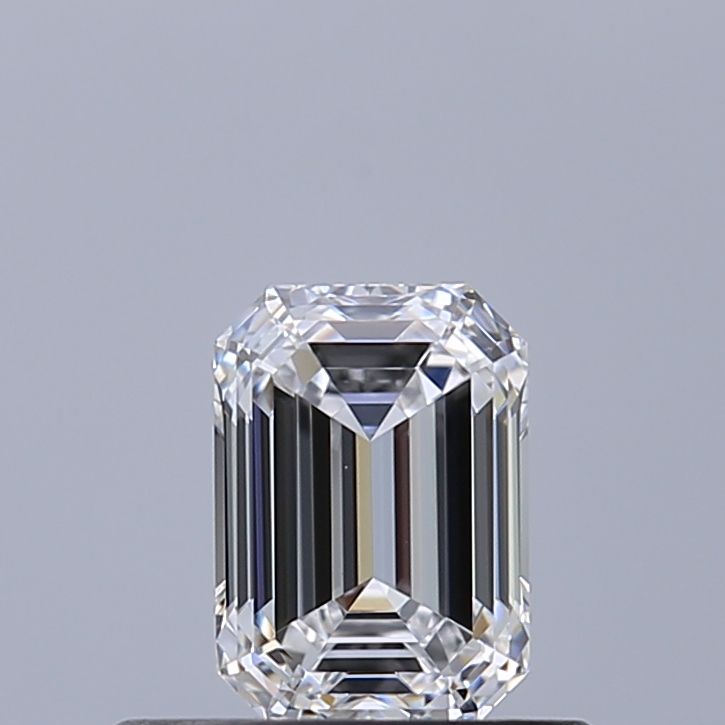 Diamond Natural 0,51Ct D-VVS1 Emerald - GIA7568130074 1