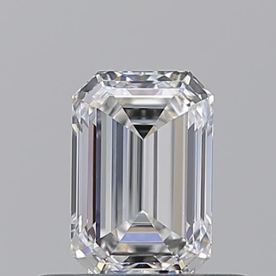Diamond Natural 0,51Ct F-VVS2 Emerald - GIA1242014444 1