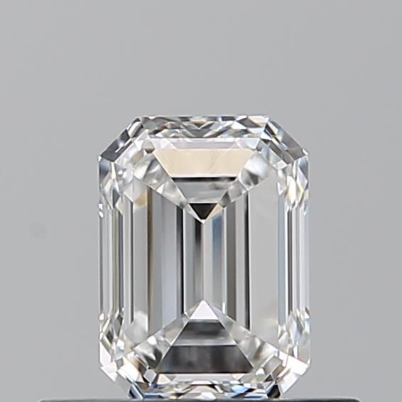 Diamond Natural 0,53Ct F-VVS2 Emerald - GIA5242013552 1