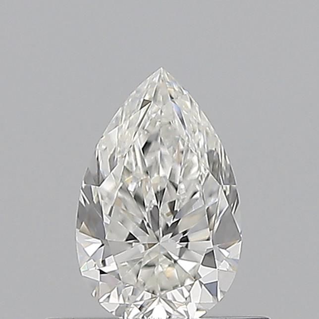 Diamond Natural 0,51Ct F-VVS2 Pear - GIA7558358196 1