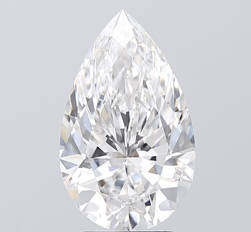 Lab Grown Diamond 3,5Ct E-VVS2 Pear - IGILG823615893 1