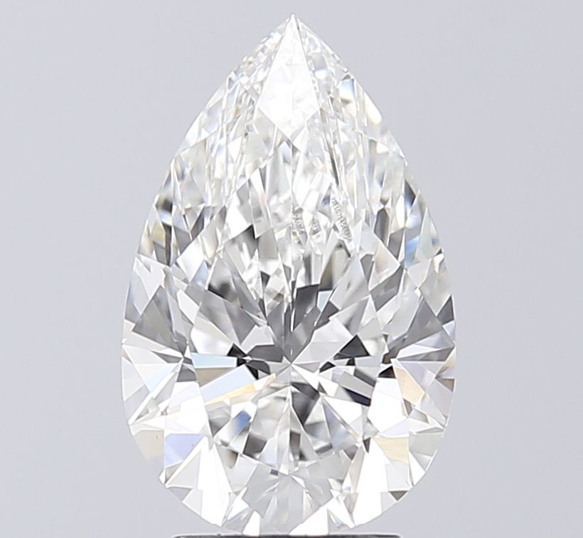 Lab Grown Diamond 3,32Ct E-VVS2 Pear - IGILG823610629 1