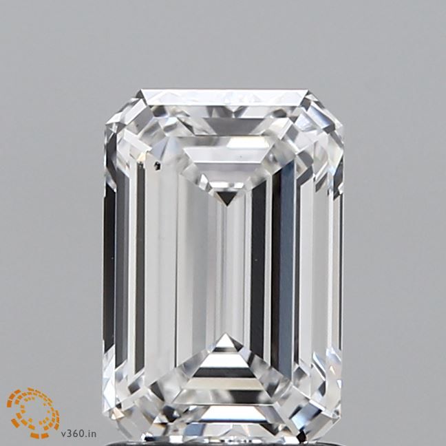 Lab Grown Diamond 1,57Ct D-VS2 Emerald - IGILG611355007 1