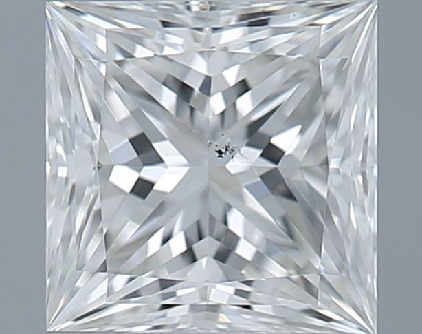 Diamond Natural 0,52Ct I-SI1 Princess - GIA1555663055 1