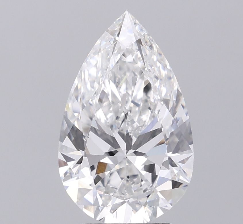 Lab Grown Diamond 3,04Ct E-VVS2 Pear - IGILG821695684 1