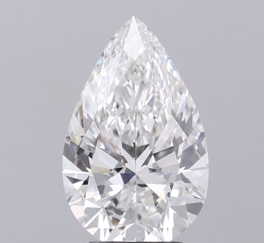 Lab Grown Diamond 3,03Ct F-VVS2 Pear - IGILG826633076 1