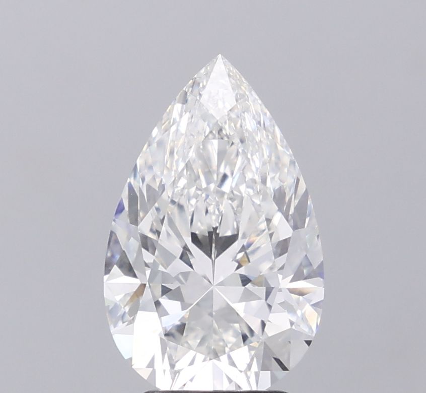 Lab Grown Diamond 3,09Ct F-VVS2 Pear - IGILG807640722 1