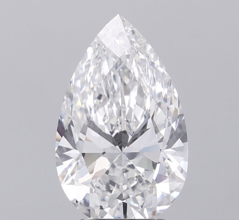 Lab Grown Diamond 3,04Ct E-VVS2 Pear - IGILG807640710 1