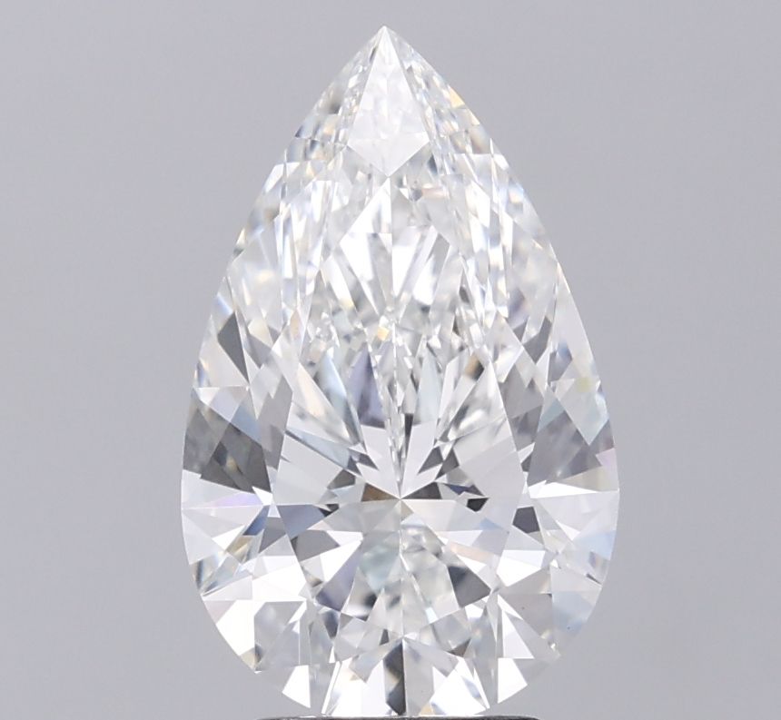 Lab Grown Diamond 3,06Ct F-VVS2 Pear - IGILG826633082 1