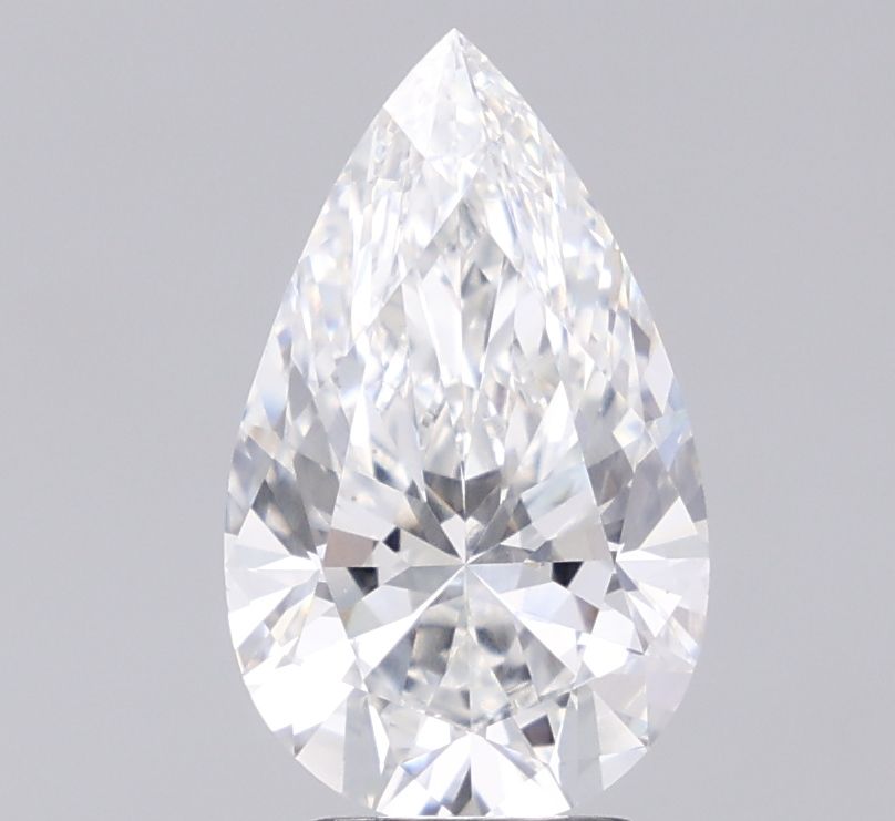 Lab Grown Diamond 3,1Ct F-VVS2 Pear - IGILG826693012 1