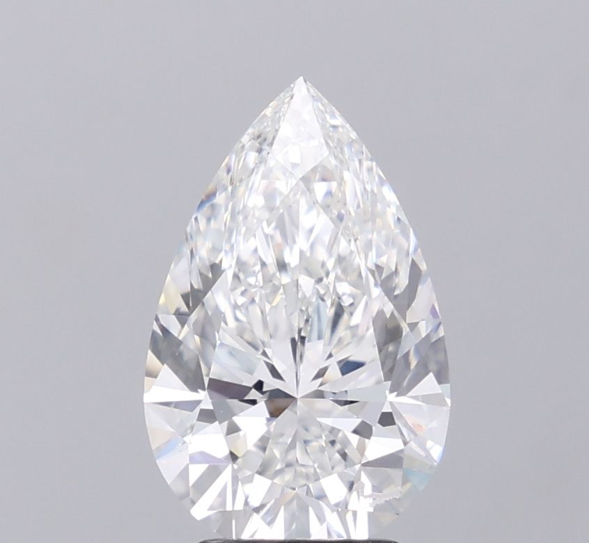 Lab Grown Diamond 3,06Ct F-VVS2 Pear - IGILG807640720 1