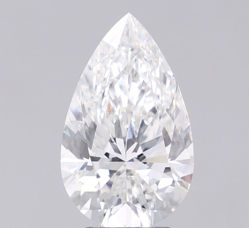 Lab Grown Diamond 3,08Ct F-VVS2 Pear - IGILG826693005 1