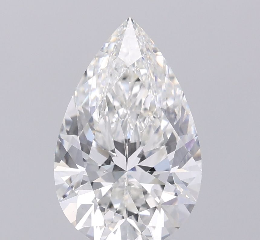 Lab Grown Diamond 2,6Ct F-VVS2 Pear - IGILG818679651 1