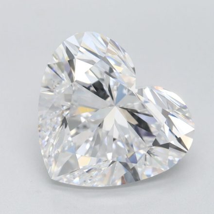 Lab Grown Diamond 3,37Ct D-FL Heart - IGILG804665230 1