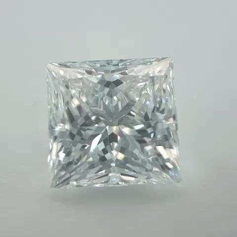 Diamond Natural 1,81Ct H-SI1 Princess - GIA1189814984 1