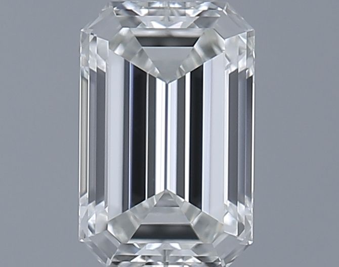Diamond Natural 0,45Ct H-VS1 Emerald - GIA1558838087 1