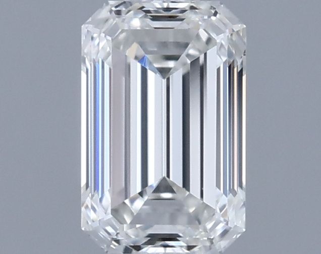Diamond Natural 0,53Ct H-VVS2 Emerald - GIA7558799596 1