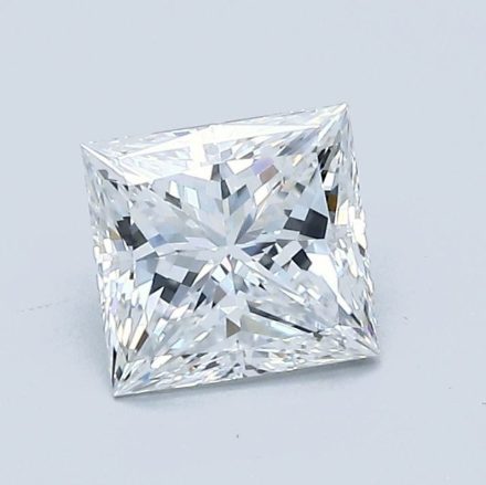 Diamond Natural 1,03Ct F-VVS2 Princess - GIA1156700605 1