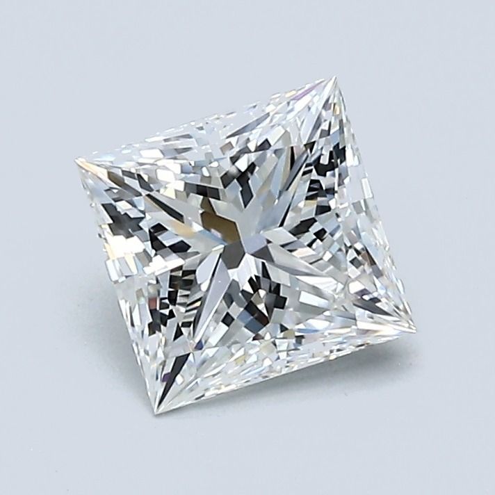 Diamond Natural 1,02Ct F-VVS2 Princess - GIA1517082313 1