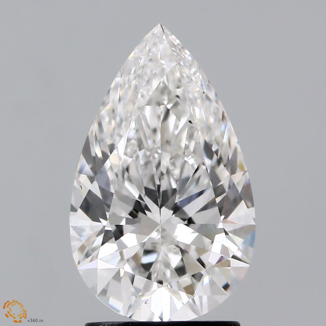 Lab Grown Diamond 2,1Ct F-VS2 Pear - IGILG611371440 1