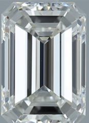 Diamond Natural 1,01Ct H-VVS2 Emerald - GIA2546662263 1