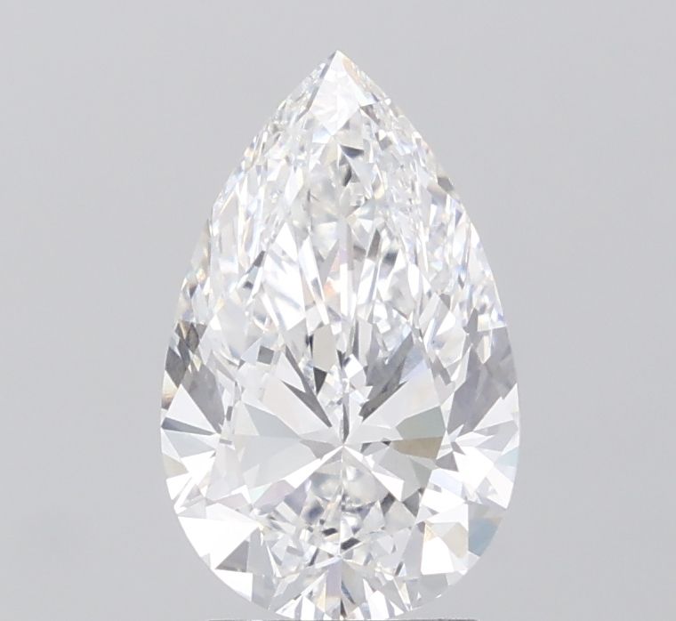 Lab Grown Diamond 2,56Ct D-VVS2 Pear - IGILG792627666 1