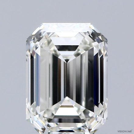 Diamond Natural 1,7Ct K-VVS1 Emerald - GIA6525360244 1