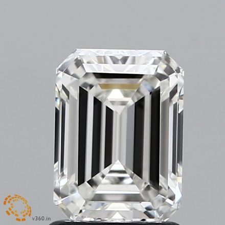 Diamond Natural 1,51Ct H-VVS2 Emerald - GIA1498552608 1