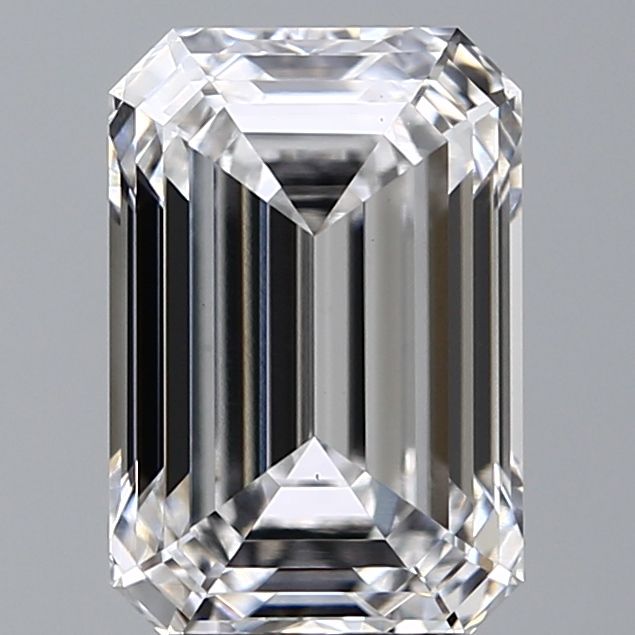 Lab Grown Diamond 3,84Ct D-VS1 Emerald - IGILG766696676 1