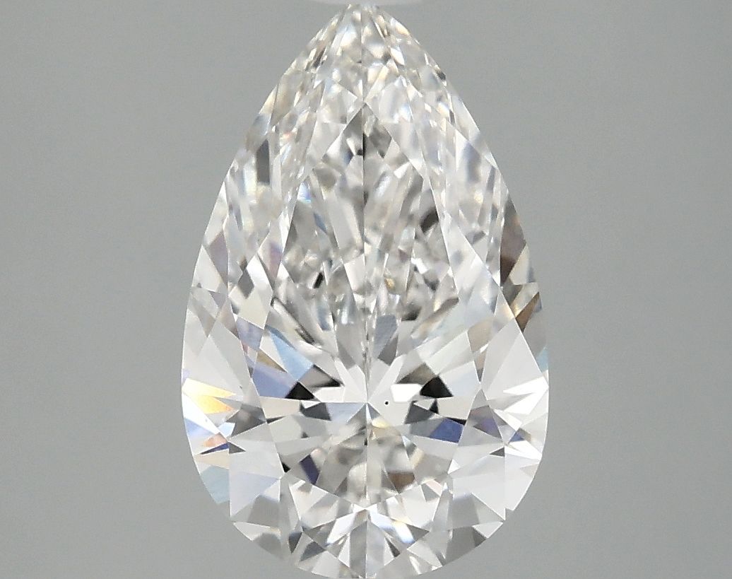 Lab Grown Diamond 2,59Ct F-VS1 Pear - IGILG820604296 1