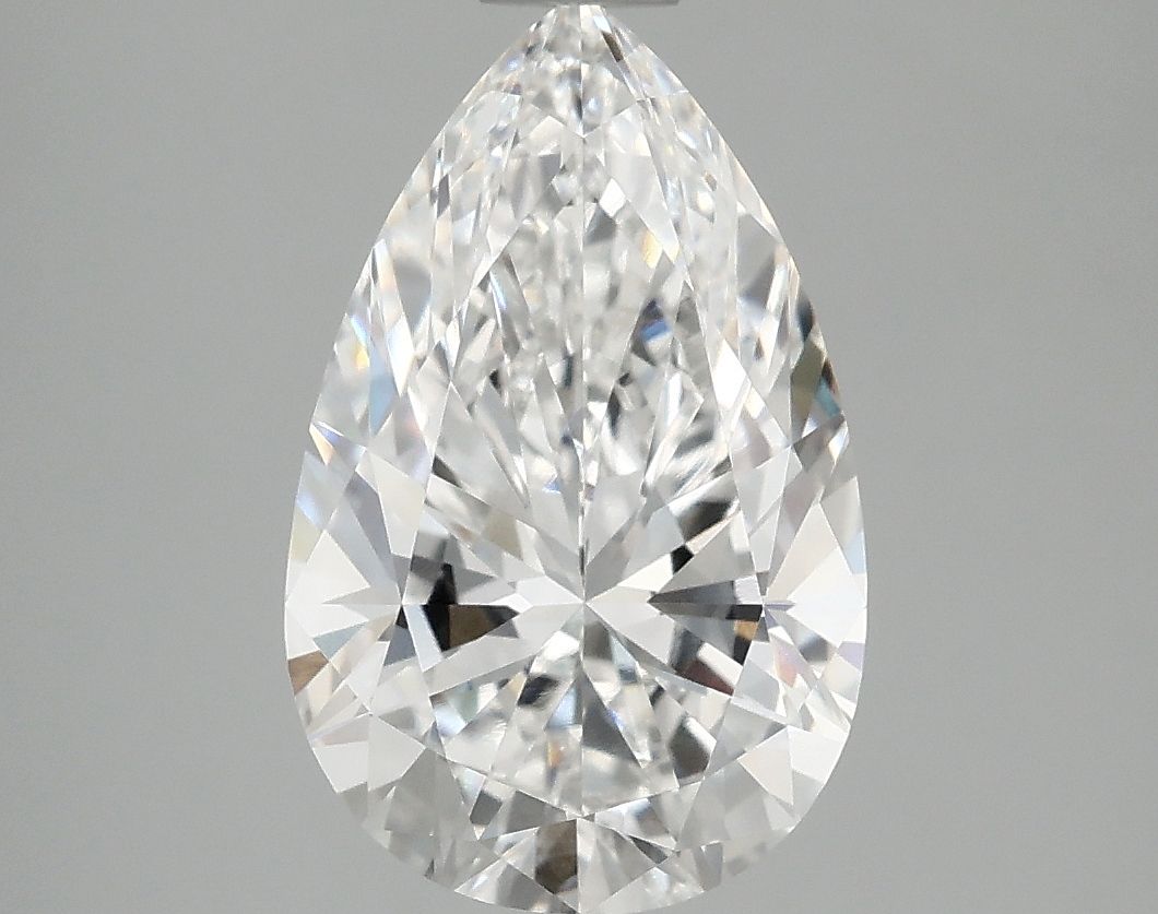 Lab Grown Diamond 3Ct E-VVS1 Pear - IGILG825610296 1