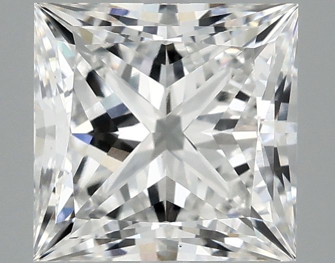 Lab Grown Diamond 2,98Ct E-VS1 Princess - IGILG821617970 1